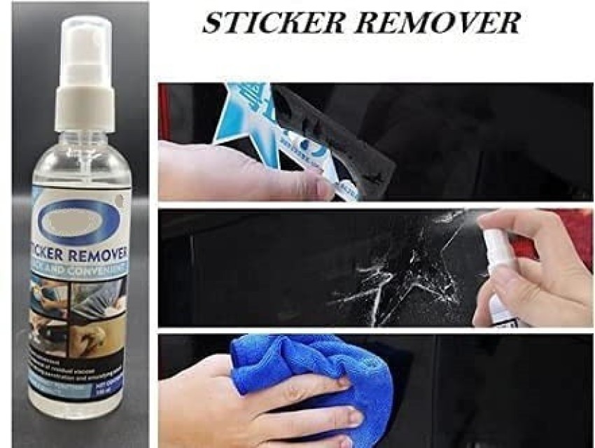 homenity Sticker Remover Spray Used to Remove Glue Stickers for Car, Glass,  Fridge Door Stain Remover Price in India - Buy homenity Sticker Remover  Spray Used to Remove Glue Stickers for Car